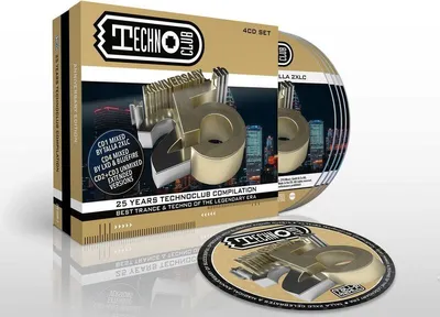Image de compilation des 25 ans du Technoclub
