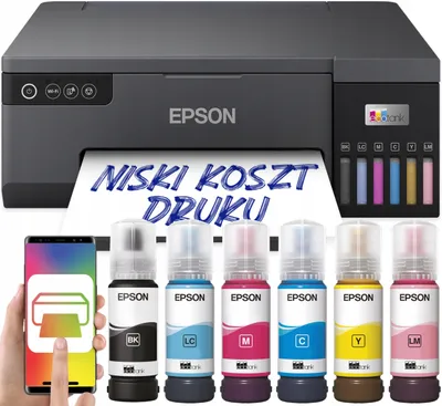Epson EcoTank L8050 A4-Fotodrucker, 6 Farben, WLAN, CD/DVD- und PVC-Druck