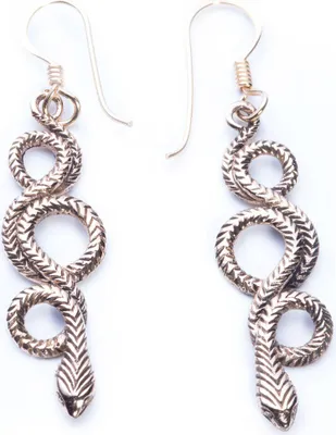 Produktbild von Ohrhänger, Ohrringe Schlange Bronze Schmuck