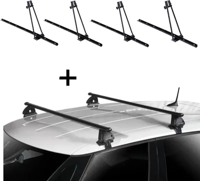 Obrázok produktu pre 4x nosič bicyklov ORION + strešný nosič VDP EVO steel kompatibilný s VW Golf VII (5G) 5 dverový 2012-2020