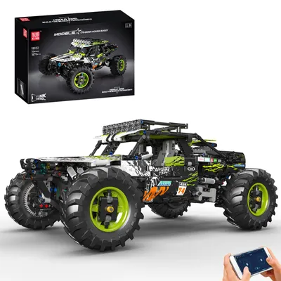 Zdjęcie produktu dla Mould King 18002 Technik, model samochodu terenowego typu buggy, zestaw klocków konstrukcyjnych z silnikami, zdalnie sterowany, idealny jako prezent dla dorosłych (1890 elementów)