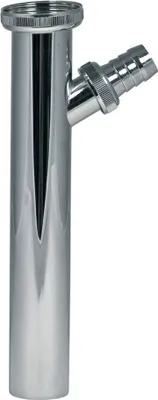 Produktbild von Verstellrohr 1 1/4"x32mm mit Geräteanschluss chrom für Waschbeckensiphon Alternative