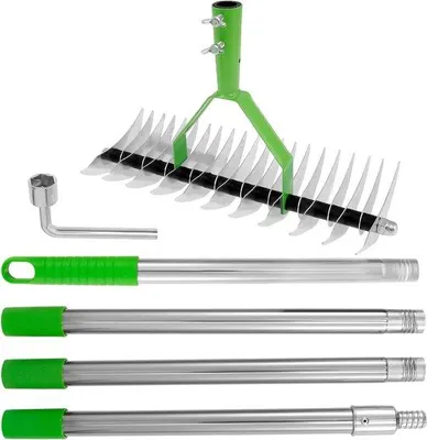 Immagine prodotto di Forbici da giardino - Forbici per tosaerba - Cura del prato - Denti a doppio taglio - Acciaio da 170 cm - Argento