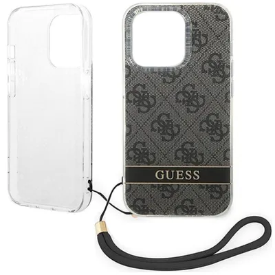 Produktbild von Guess Guohcp14Mh4Stk Iphone 14 Plus 6,7"" Czarny/Schwarz Hardcase 4G Print Strap