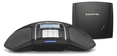 Produktbild von Konftel 300Wx, Analoges/IP-Konferenztelefon, Mittlerer Raum, 30 m², Tasten, Schwarz, LCD