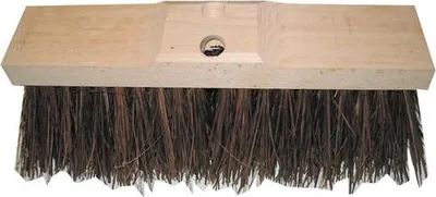Produktbild von Straßenbesen Piassava 400mm - 1A Qualität - Besonders kräftige Naturfaser - Grobes Kehrgut & Nassreinigung
