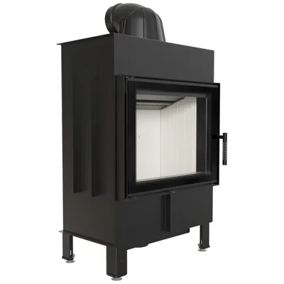 Produktbild von Kamineinsatz aus Stahl KRATKI LUCY 12 kW Ø 200