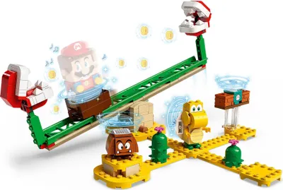 Produktbild von LEGO 71365 Super Mario Piranha-Pflanze-Powerwippe – Erweiterungsset, Bauspiel