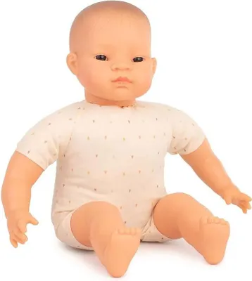 Produktbild von Miniland Weiche Asiatische Babypuppe 40 Cm Beige  Beige One Size