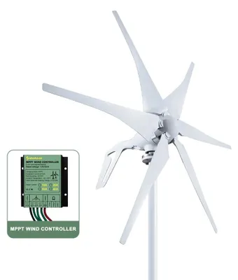 Immagine prodotto di Turbina eolica - Turbina eolica - Generatore eolico - Energia eolica - 1000W - 24V - con controller MPPT