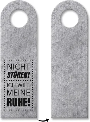 Produktbild von 3x Nicht stören! Ich will meine Ruhe! Türhänger Türanhänger Türschild