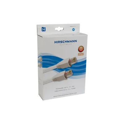 Immagine prodotto di INKAB5 Cavo patch CAT6 bianco da 5 m RJ45
