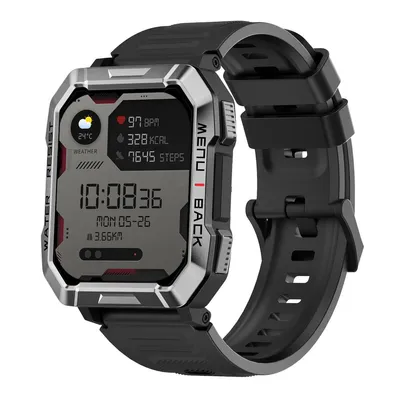 Produktbild von Blackview W60 Smartwatch 2,01 Zoll, Wasserdicht IP68, mehrsprache, Pulsuhr und Fitness Tracker, Fitnessuhr für Android IOS, Schwarz