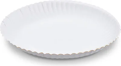 Produktbild von 50x BIONATURE PapptellerMix rund tief Ø22cm fettdicht weiß
