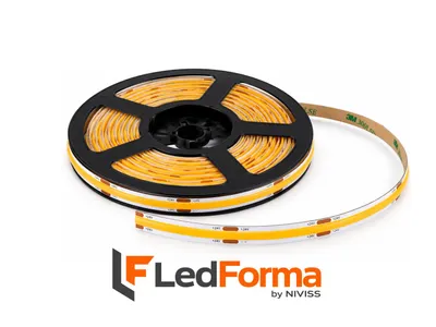 Image de LEDFORMA Ruban LED COB 5 m 11 W/m 4000K 800 lm/m 24V 120° CRI90