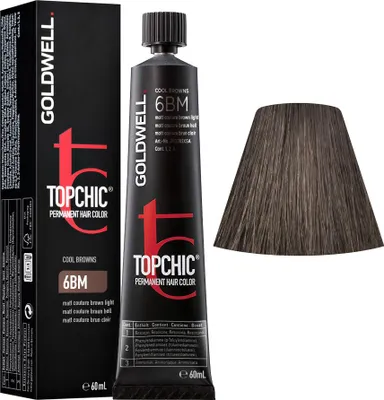 Image de Goldwell Topchic Tube C6MB Brun Jade Moyen 60ml