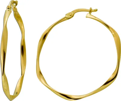 Produktbild von Creolen Hoops Gelbgold 333 8K 33mm Klapp Scharnier