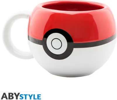 Produktbild von ABYstyle Pokémon, Einzelbild, 400 l, Becher, Universal, Schwarz, Rot, Weiß, Keramik