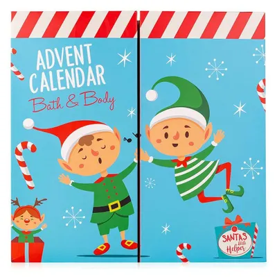 Imagen del producto de Calendario de Adviento de cuidado 2026 para niñas y niños con 24 productos de cuidado beauty con loción corporal bombas de baño gel de ducha champú