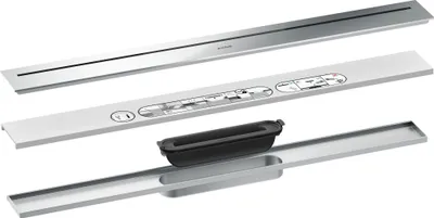 Produktbild von Fertigset AXOR Drain Duschrinne 700mm chrom
