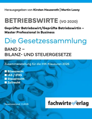 Produktbild von Betriebswirte - Die Gesetzessammlung 2026