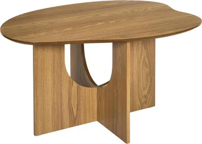Produktbild von MISOU Calypso Koffietafel Couchtisch Wohnzimmer Organischer Kaffeetisch Holz