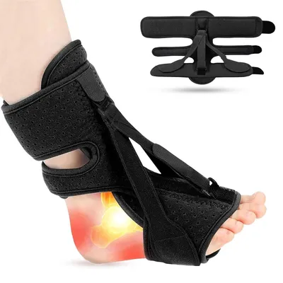 Produktbild von Plantarfasziitis-Nachtschiene – Verstellbare Fußstütze zur Schmerzlinderung für Männer & Frauen