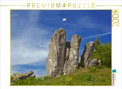 Produktbild von CALVENDO Puzzle Die fränkischen Drei Zinnen bei Großenohe 2000 Teile Puzzle quer | 2000 Teile Lege-Größe 90x67cm Foto-Puzzle für glückliche Stunden