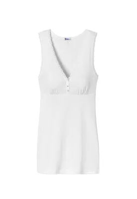 Produktbild von Schiesser Damen Chemisette - Agathe 40 weiss ST