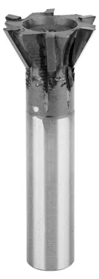 Produktbild von Schwalbenschwanzfräser, 60° Schwalbenschwanznutfräser, gerader Schaft aus Hartmetall, 6 Schneiden