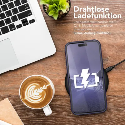 Produktbild von EAZY CASE Clear Hybrid Bumper Hülle für Apple iPhone 14 Pro Max, Handyhülle stoßfest mit Kameraschutz, Handycase dünn in Lila