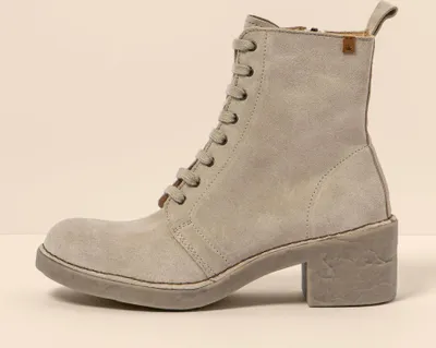Image de El Naturalista Bottines à talons pour Femme N5660 SILK SUEDE CREAM / TICINO Couleur Beige