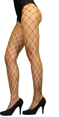 Produktbild von y Netzstrumpfhose schwarz große Maschen Löcher