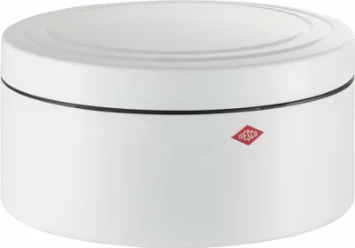 Zdjęcie produktu dla Puszka na ciastka Wesco Classic Line, malowana proszkowo blacha stalowa, biały mat, 4 litry, 324402-74
