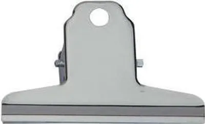 Produktbild von MAUL Briefklemmer aus Stahl, Farbe: nickel, Breite: 75 mm Klemmweite: 25 mm, kräftige Spiralfeder, zum Aufhängen
