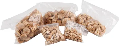 Produktbild von Astdübel, Querholzplättchen Fichte Set, 50* ø10mm, 150* ø15, 150* ø20, 100* ø25, 50* ø30 - Querholzdübel zum Ausbessern aus Gebirgsfichtenäste