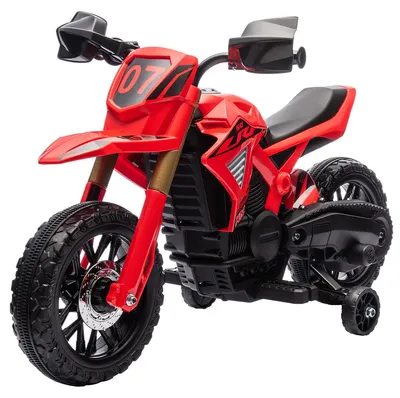 Produktbild von AIYAPLAY Kinder Elektro-Motorrad 6V Kindermotorrad, 3 km/h, für 3-8 Jahre