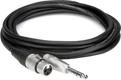 Immagine prodotto di Hosa HXS-003 Connettore XLR femmina a jack 6,3 mm 1 m