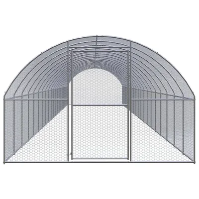 Produktbild von vidaXL Outdoor-Hühnerstall 3x20x2 m Verzinkter Stahl
