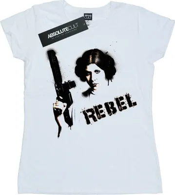 Produktbild von Star Wars - "Rebel" T-Shirt für Damen BI50324 (XL) (Weiß)