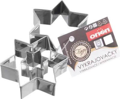 Produktbild von Orion Ausstechform Ausstecher für Kekse Lebkuchen STERN 2x