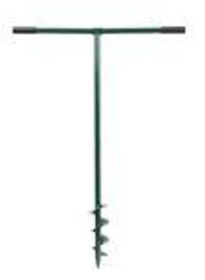 Obrázek produktu pro Alberts 658083 Bodenbohrer, grün lackiert, Gesamtlänge 1000 mm, Gewinde Ø100 mm x 230 mm