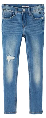 Produktbild von NAME IT Jungen Nkmtheo Xslim 1410-ur Noos Jeanshose, Medium Blue Denim, 146 EU