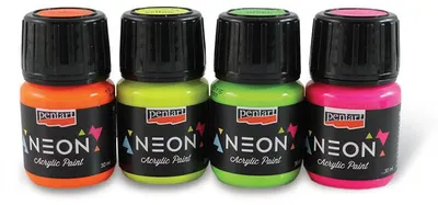 Immagine prodotto di Colore acrilico neon Pentart 30 ml - arancione