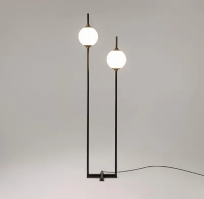 Immagine prodotto di Lampada da terra LED doppia BL-1903 12W+3W nera