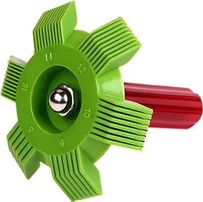 Obrázek produktu pro 2ks Čistící kartáč a hřeben na kondenzátor klimatizace Fin Cleaner Fin Straightener Čistící sada na cívky chladniček HVAC Maintenance Evaporator Radiator Repair Clean Tool