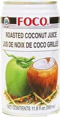 Immagine prodotto di Foco | Succo di cocco cotto al forno - 350 ml - 350 g - Sapore esotico - Senza allergeni