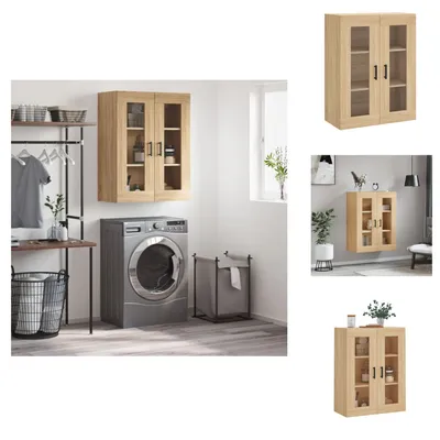 Image de vidaXL Armoire murale Chêne Sonoma 69,5x34x90 cm - Sideboards