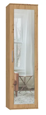 Produktbild von Flurschrank mit Spiegel RASMUS – Eiche Artisan