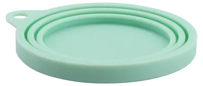 Produktbild von Masilic Silikon Dosenabdeckung, Wiederverwendbarer Deckel für Tierfutterdosen, Ø9cm, Luftdicht & Auslaufsicher, BPA-frei, Flexibel & Langlebig, Passt auf Standarddosen, Spülmaschinengeeignet, Mint
